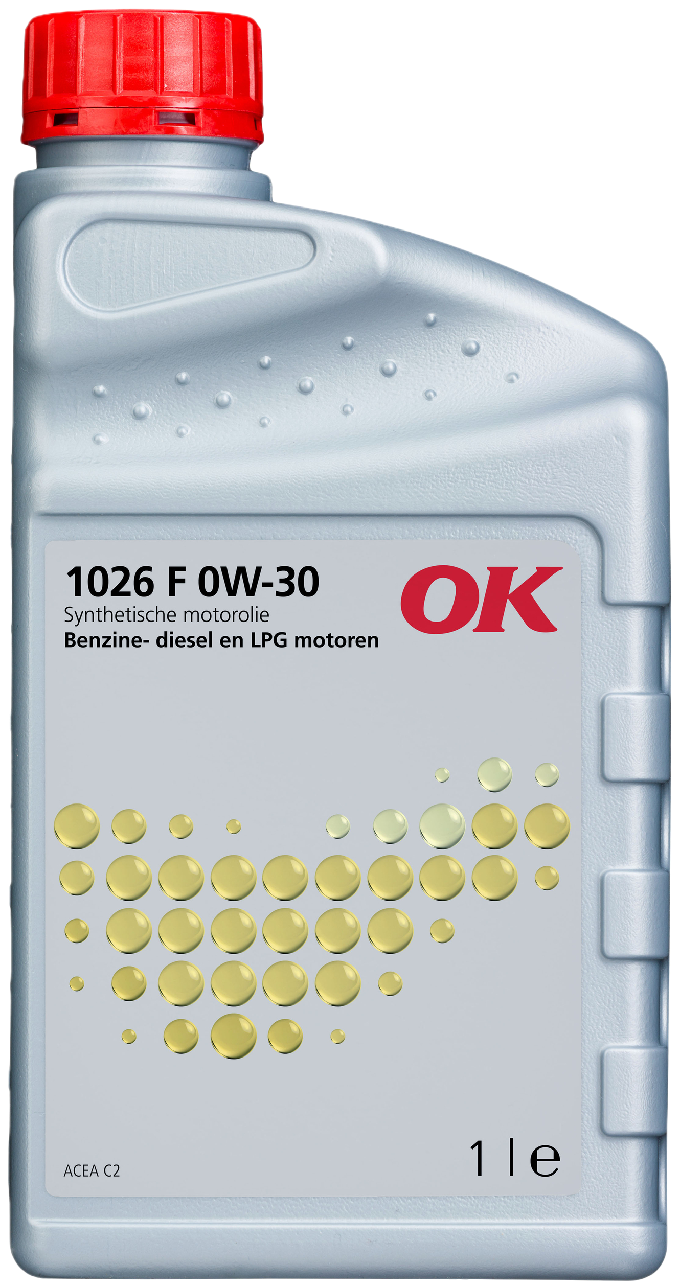 O2026-1 OK 1026 F 0W-30 is een synthetische, brandstofbesparende Mid-SAPS motorolie.